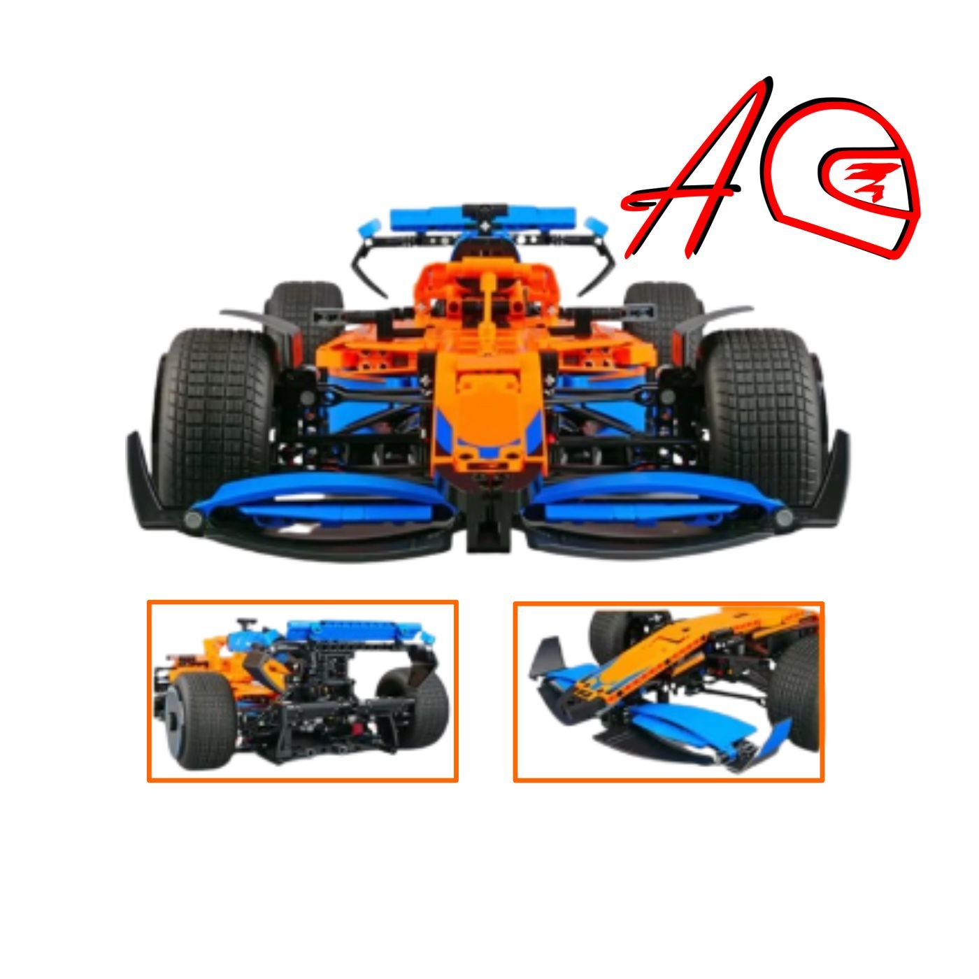 Fórmula 1 McLaren MCL35 Technic | Kit de construcción de bloques de 1432 piezas lego