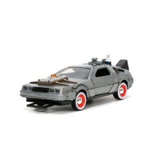 Auto a escala 1:32 de DMC DeLorean del filme Volver al Futuro III