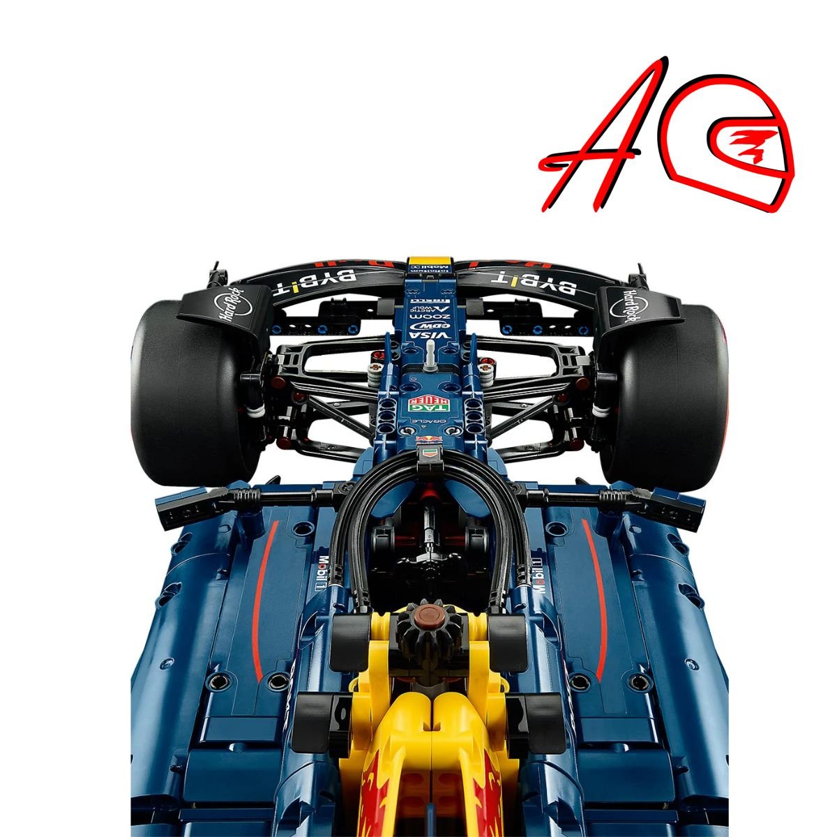 Auto 1:18 Fórmula 1 Red Bull RB20 Technic | Kit de construcción de bloques lego de 1639 piezas navidad 2025