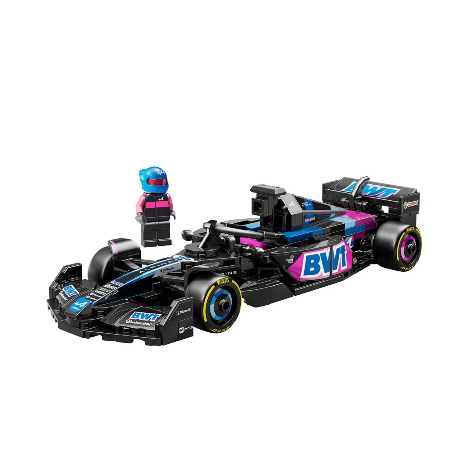 Auto F1 LEGO Alpine BWT a escala 1:25 | Kit de construcción de bloques de 257 piezas