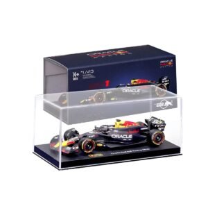 Bburago Auto F1 RedBull RB20 - N1 Verstappen escala 1:43 | Diecast metálico en caja acrílica