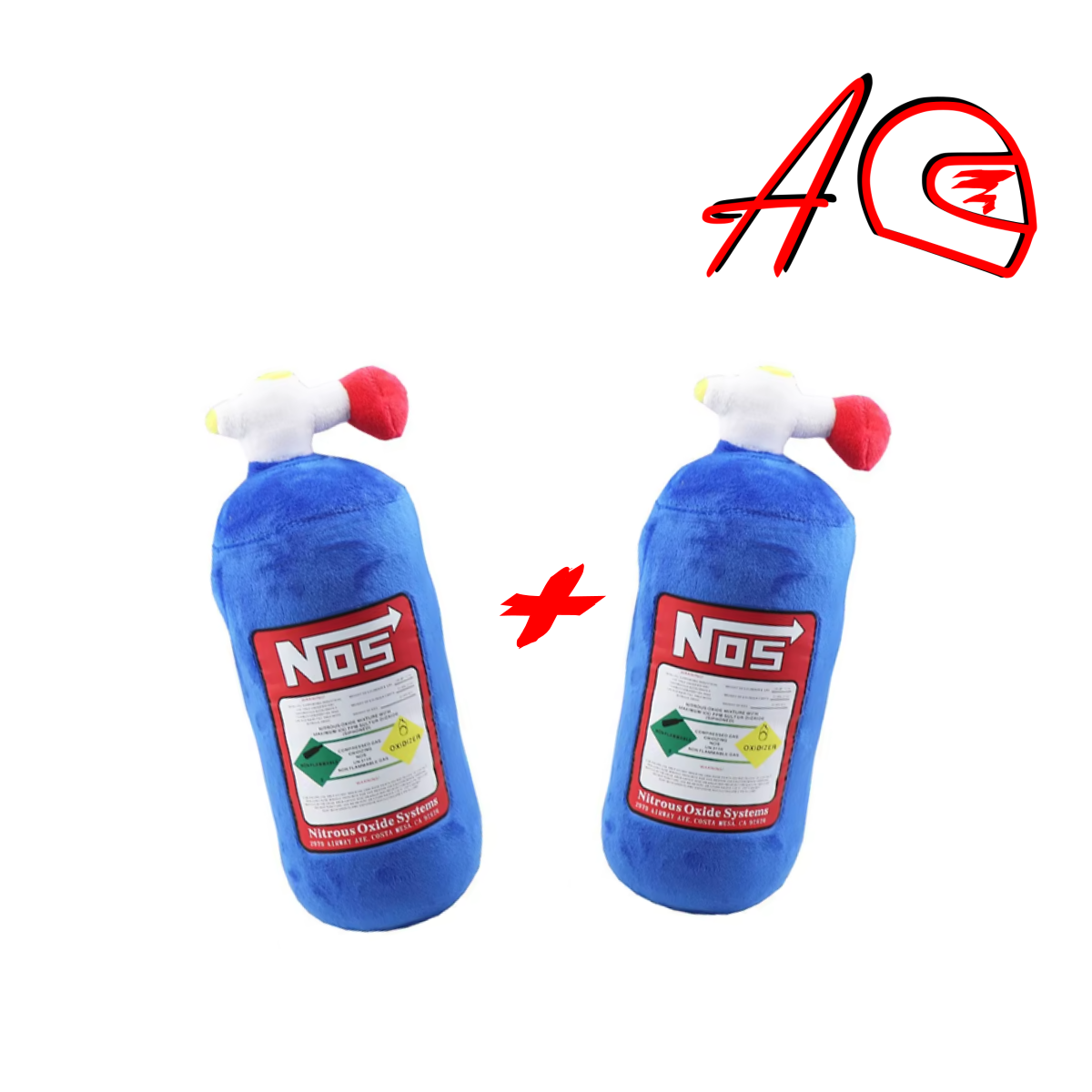 peluche nitro nos2 azul rapidos y furiosos
