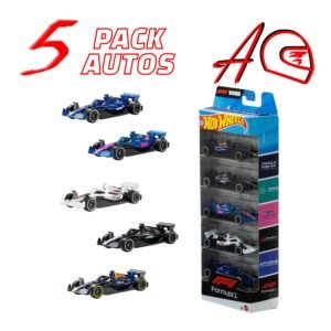 Pack de 5 Autos de Formula a escala 1:64 - Hotwheels Temporada 2025