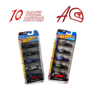 Promo Pack 10 Autos F1 1:64 - Hotwheels Edición 2024 y 2025