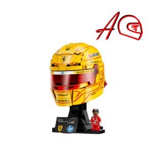 Casco piloto de Fórmula 1 Lewis Hamilton N44 | Kit de bloques de 883 piezas lego