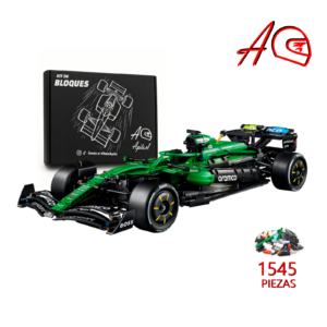 Auto Fórmula 1 AMR25 escala 1:8 | Kit de construcción de bloques de 1545 piezas