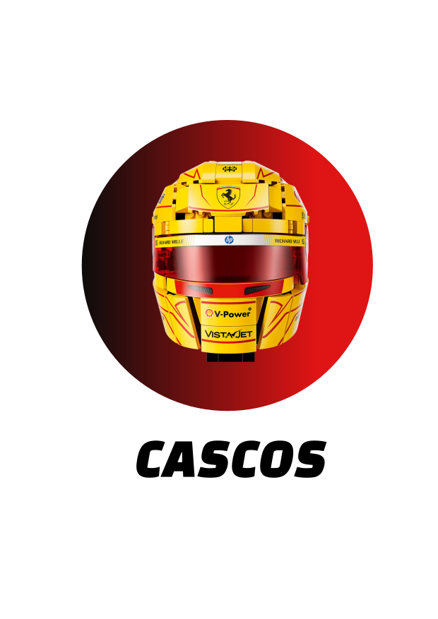Cascos a escala de tus pilotos de Formula 1 favoritos