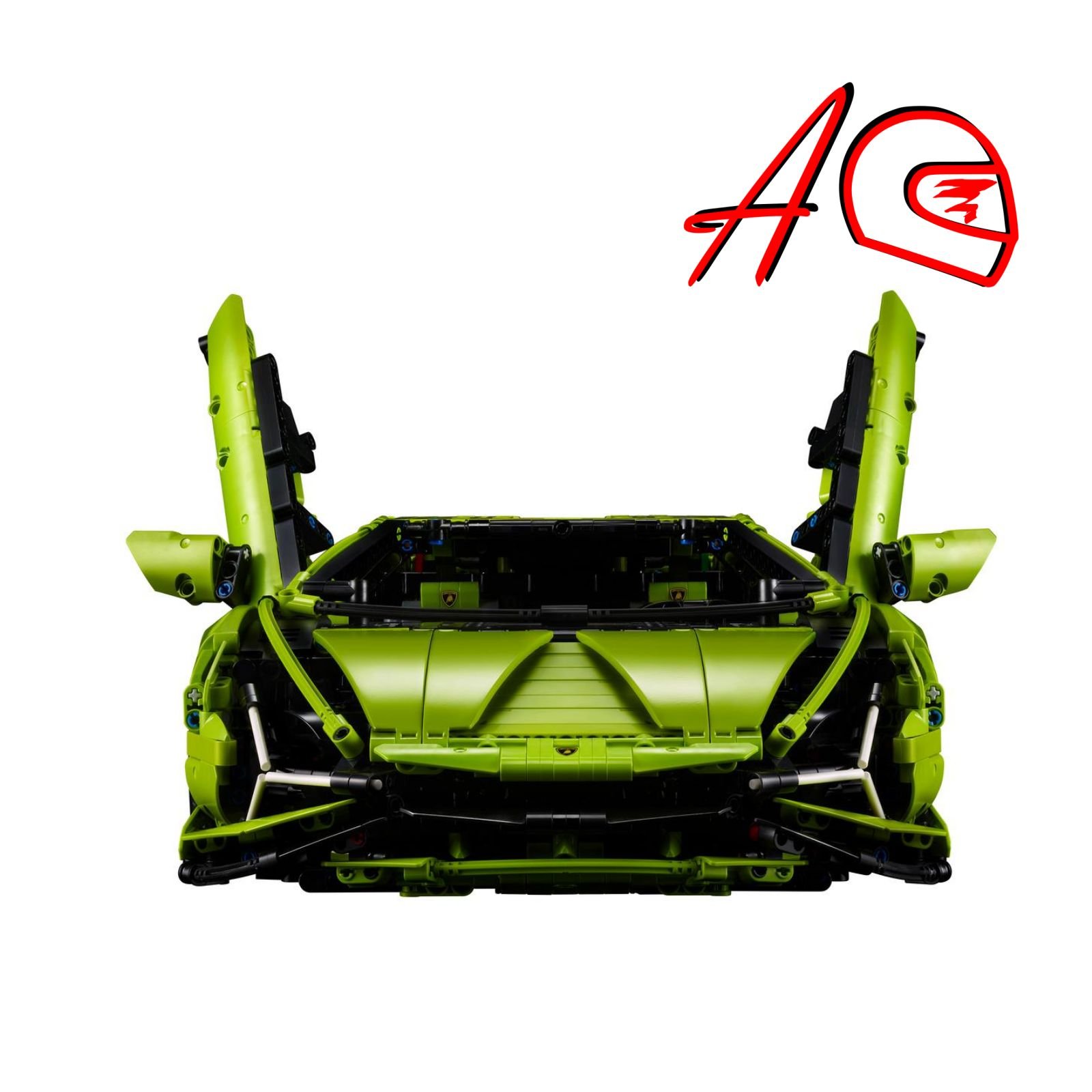 Auto a escala 1:8 Lamborghini Sian | Kit de construcción de bloques de 3694 piezas