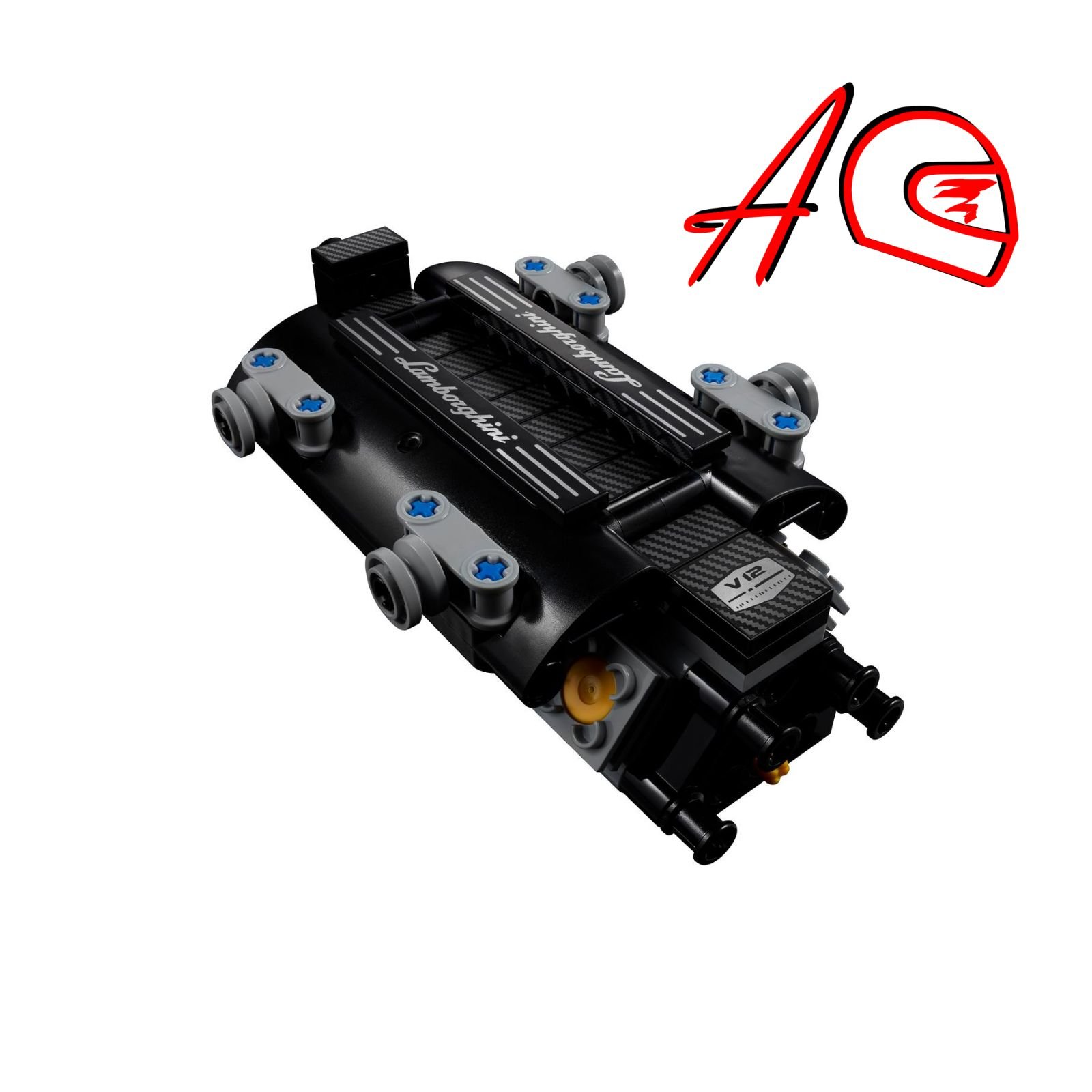 Auto a escala 1:8 Lamborghini Sian | Kit de construcción de bloques de 3694 piezas